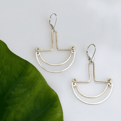 Handcrafted in Nashville, TN.  Beautiful silver and gold.