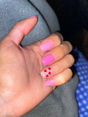 Valentine mani