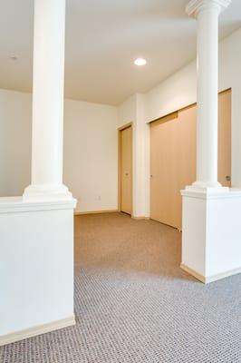 Bedroom Alcove in Open 1 Bedroom Apartment