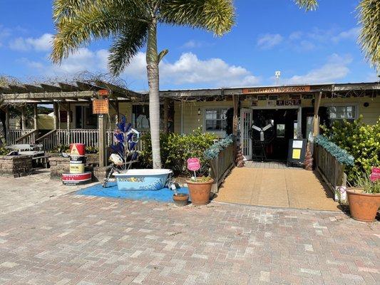 Exterior of gift shop and tasting room