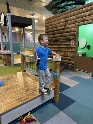 Toddler area with nursing room in the background