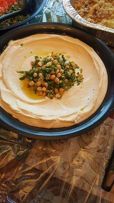 Hummus so creamy