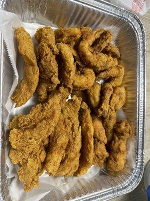 Fried Fish, shrimp, tenders