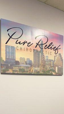 Pure Relief Chiropractic (sign)