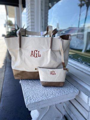 Monogram tote