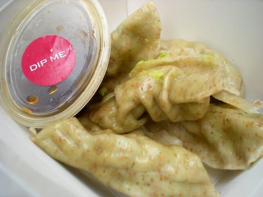 vegetarian edamame dumplings