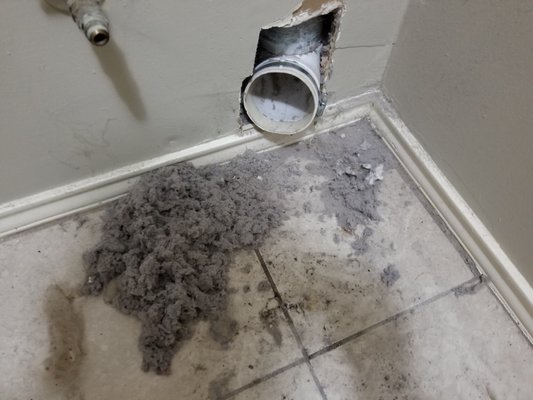 Dryer vent cleaning.