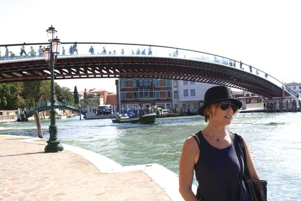 My very cool prescription sunglasses standing in very cool Venice, Italy.    Gratzi Complete Eye Care Center