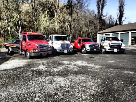 Some of our fleet!