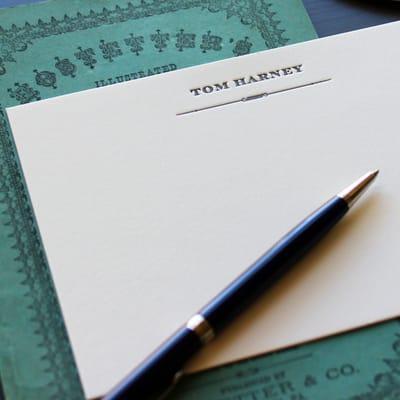 Bespoke Letterpress Stationery