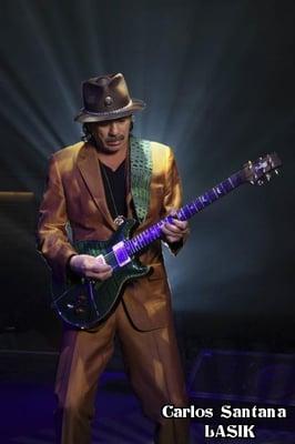 Carlos Santana had LASIK at our Laser Eye Center.