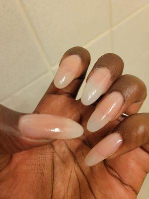 No cuticle oil.