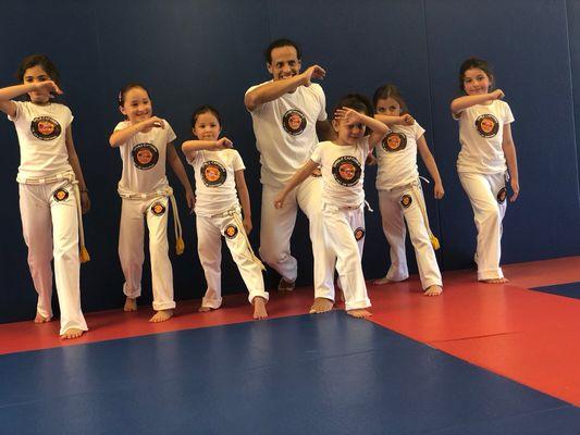 Kids Capoeira, looking strong!!