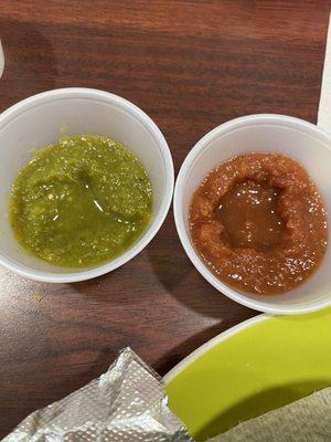 The salsa's were bomb!!