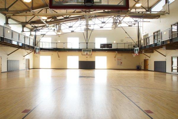 Basketball Gymnasium. Learn more at: http://www.ymcaofcm.org/locations/boroughs-family-branch/