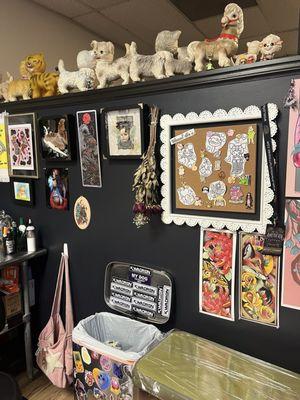 Danielle's tattoo room