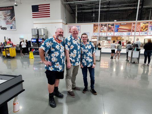 3 cool guys promoting Costco Travel.