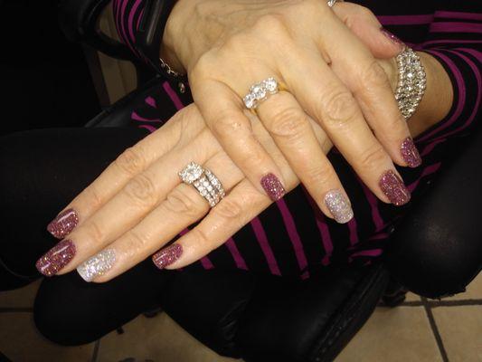 Beautiful nails they are the best in town