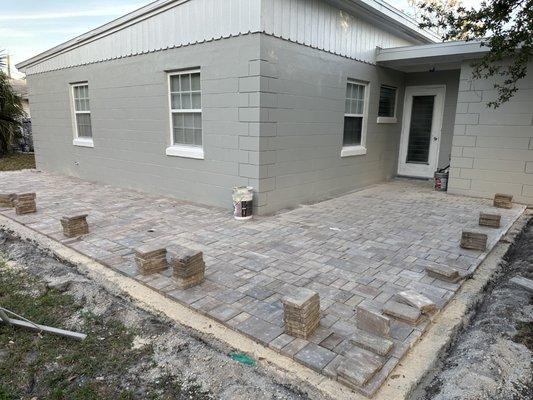 Back Patio Pavers