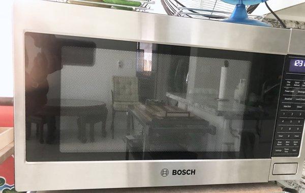 Thank you, Ryan for assessing the parts needed repairing my Bosch microwave oven on December 5, 2017.