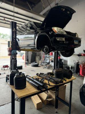 2008 GX 470 air suspension replacement, struts and new sensors