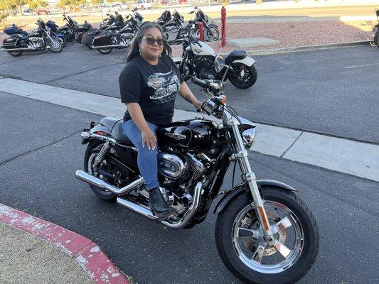 Me on my 2012 Sportster XL1200C