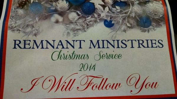 You still have time to enjoy this great Christmas celebration next service is at 10:30!