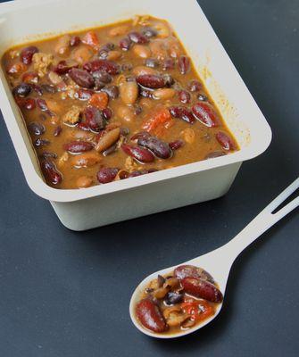 Three bean vegan chili