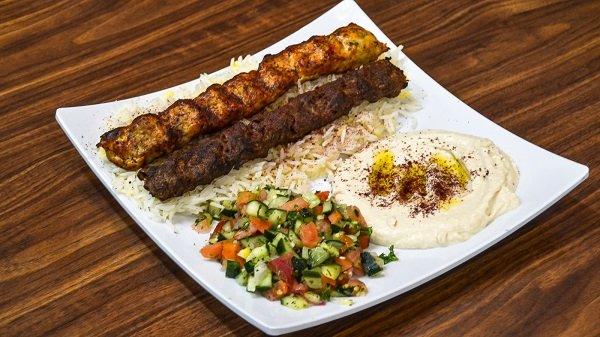 Chicken & Beef Kebob Combo