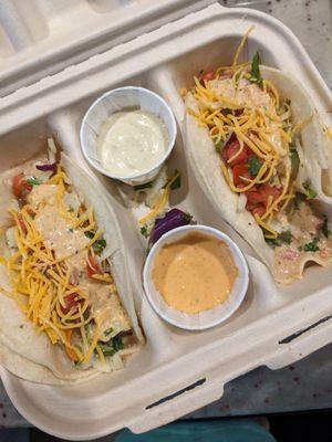 Rockfish tacos $2.50 on Tuesdays