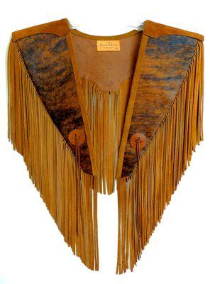 Vintage Suede Fringe Vest