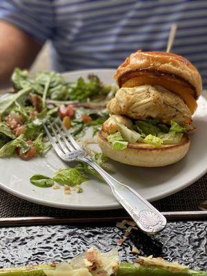 Crab cake sandwich