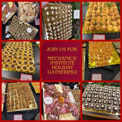 Mechanics' Institute Members' Holiday Gathering ~ French cuisine from Les Cook'ettes {12/12/2024}