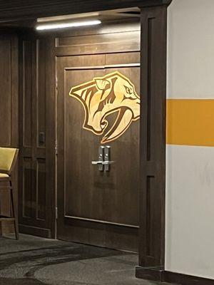 Exit of Pred's locker room