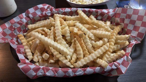 Crinkle cut fries