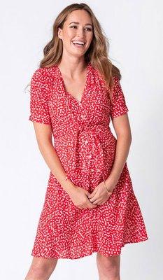 Daffodil Tie Front Maternity & Nursing Dress by Seraphine.