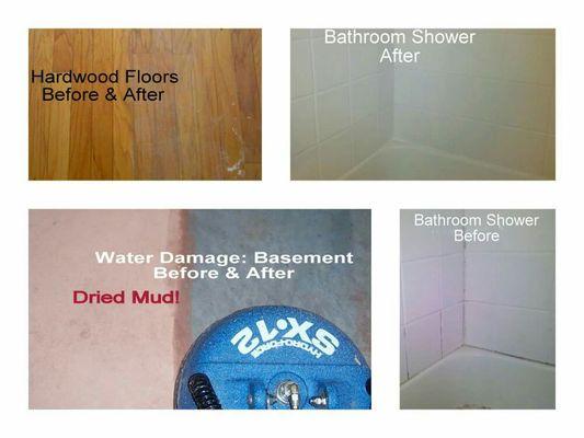 Water Damage, Refinishing, Sealing:
Wood, Concrete, Tile, Porcelain, Granite, and more.