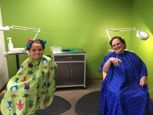 Marcie & Joanna are the bomb! My daughter and mother both got their very first case of lice together!