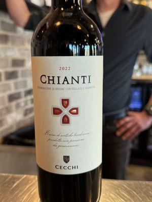 Great Chianti, too.