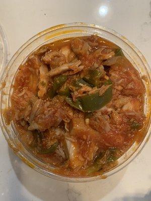 Stewed chicken