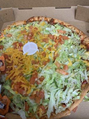 Taco pizza