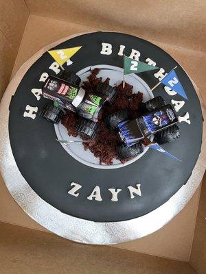 Monster Truck Cake