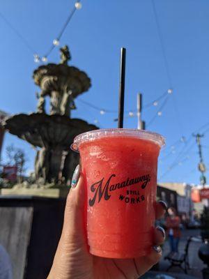 To go frozen strawberry mojito