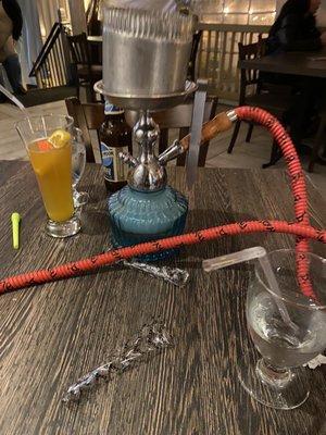 Blueberry mint hookah