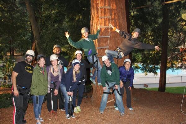 Ropes Course for Staff Development Day 2014-2015 School Year