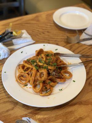 Calamari Vodka Arrabiatta