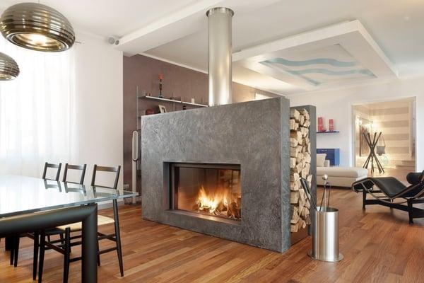 Custom gasFireplace