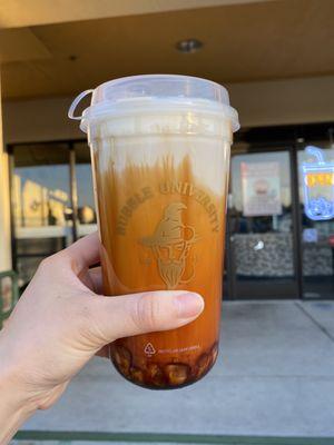 Brown Sugar Organic Milk with crystal boba ~ $6.50