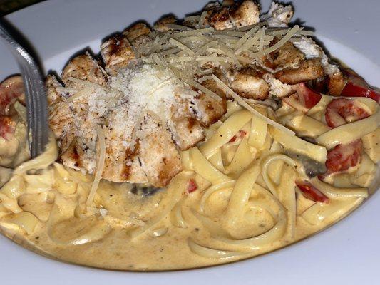 Cajun chicken pasta