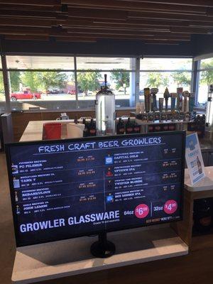 Growler Station in the Kum n Go